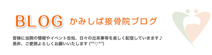 かみしば接骨院 ブログ